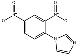 1-(2,4-dinitrophenyl)imidazole Struktur