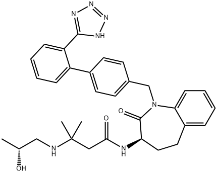 (3R)-1,3,4,5-テトラヒドロ-1-[4-[2-(2H-テトラゾール-5-イル)フェニル]ベンジル]-3-[[3-[[(R)-2-ヒドロキシプロピル]アミノ]-3-メチルブチリル]アミノ]-2H-1-ベンゾアゼピン-2-オン price.