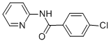 BENZAMIDE, 4-CHLORO-N-2-PYRIDINYL- 结构式
