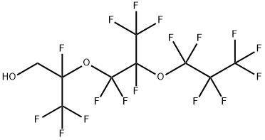 1H,1H-2,5-DI(TRIFLUOROMETHYL)-3,6-DIOXAUNDECAFLUORONONANOL Struktur