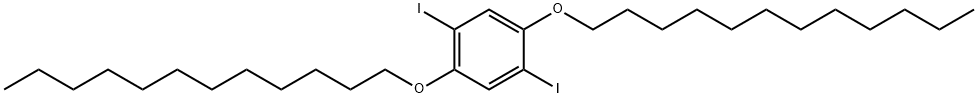 1,4-DIIODO-2,5-BIS(DODECYLOXY)BENZENE 结构式