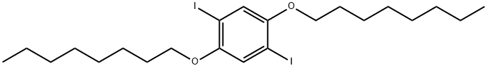 1,4-DIIODO-2,5-BIS(OCTYLOXY)BENZENE, 145483-68-7, 结构式