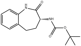(R)(2-OXO-2,3,4,5-TETRAHYDRO-1H-BENZO[B]AZEPIN-3-YL)-CARBAMIC ACID TERT-BUTYL ESTER,145485-03-6,结构式