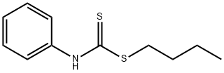 BUTYL-N-PHENYLDITHIOCARBAMATE Structure