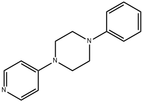 1-Phenyl-4-(4-pyridinyl)piperazine 结构式