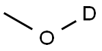 氘代甲醇,1455-13-6,结构式