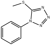 5-甲硫基-1-苯基-1H-四氮唑, 1455-92-1, 结构式