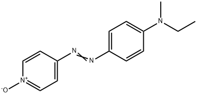 Pyridine, 4-((p-(N-ethyl-N-methyl)amino)phenylazo)-, 1-oxide Struktur
