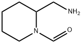 1-Piperidinecarboxaldehyde, 2-(aminomethyl)- (9CI) 结构式