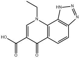 145548-82-9 4-ethyl-4,7-dihydrotriazolo(4,5-h)quinolin-7-one-6-carboxylic acid