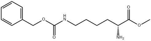 N6-[苄氧羰基]-D-赖氨酸甲酯, 145586-17-0, 结构式