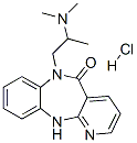 6-(2-dimethylaminopropyl)-6,11-dihydro-5H-pyrido[2,3-b][1,5]benzodiazepine-5-one hydrochloride Structure