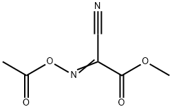 Acetic acid, [(acetyloxy)imino]cyano-, methyl ester (9CI) Structure