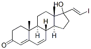 17-(2-iodoethenyl)androsta-4,6-dien-17-ol-3-one 结构式
