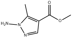 1H-Pyrazole-4-carboxylicacid,1-amino-5-methyl-,methylester(9CI),145631-09-0,结构式