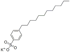 potassium 4-dodecylbenzenesulphonate Structure