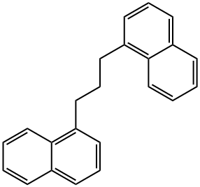 1,3-二(1-萘基)丙烷 结构式