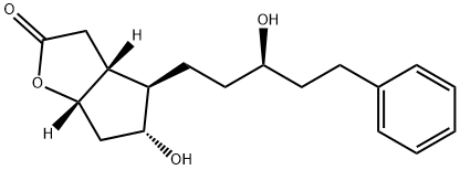 拉坦前列腺素内酯二醇, 145667-75-0, 结构式
