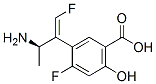 6-fluoro-beta-fluoromethylene-3-tyrosine 结构式