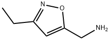 1-(3-エトイルイソキサゾール-5-イル)メタンアミン 化学構造式