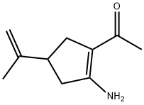 Ethanone, 1-[2-amino-4-(1-methylethenyl)-1-cyclopenten-1-yl]- (9CI) 结构式
