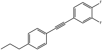 1-(3,4-二氟苯乙炔)-4-丙基苯,145698-43-7,结构式