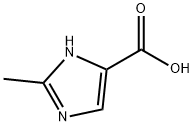2-甲基-1H-咪唑-4-甲酸, 1457-58-5, 结构式