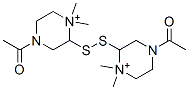 dithiobis(N,N-dimethyl-4-acetylpiperazinium) 结构式