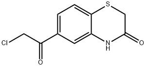 6-氯乙酰基-2H-1,4-苯并噻嗪-3(4H)-酮,145736-61-4,结构式