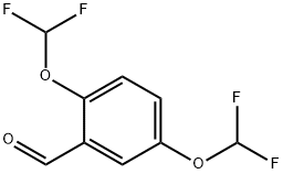 Benzaldehyde, 2,5-bis(difluoromethoxy)- 结构式