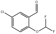 5-CHLORO-2-(DIFLUOROMETHOXY)BENZALDEHYD Struktur