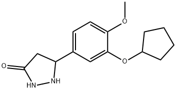 145743-47-1 5-(3-(环戊氧基)-4-甲氧基苯基)吡唑啉-3-酮