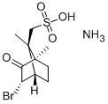 (+)-3-ブロモカンファ-8-スルホン酸アンモニウム 化学構造式