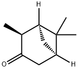 [1S-(1alpha,2beta,5alpha)]-2,6,6-trimethylbicyclo[3.1.1]heptan-3-one Structure