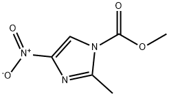 1H-Imidazole-1-carboxylic  acid,  2-methyl-4-nitro-,  methyl  ester Struktur