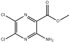 METHYL 3-AMINO-5,6-DICHLORO-2-PYRAZINECARBOXYLATE Struktur