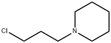 1-氯-3-哌啶基丙烷,1458-63-5,结构式