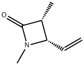 2-Azetidinone,4-ethenyl-1,3-dimethyl-,cis-(9CI) Structure