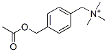 4-acetoxymethyl-N,N,N-trimethylbenzenemethanaminium,145832-34-4,结构式