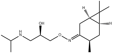 4-(2-hydroxy-3-(N-isopropylamino)propoxyimino)carane|