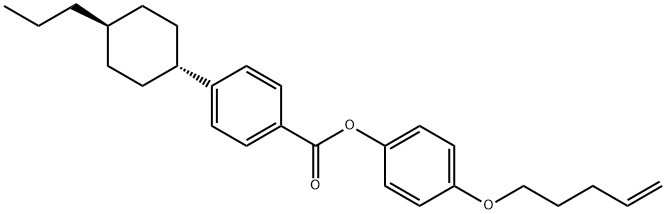 4-Pentyloxyphenyl-4'-Trans-PropylcyclohexylBenzo 化学構造式