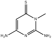 4(3H)-Pyrimidinethione,  2,6-diamino-3-methyl- Struktur