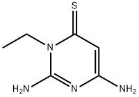 4(3H)-Pyrimidinethione,  2,6-diamino-3-ethyl- Structure