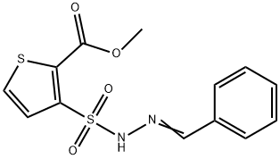 145865-78-7 methyl 3-[(benzylideneamino)sulfamoyl]thiophene-2-carboxylate