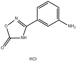 3-(3-AMINOPHENYL)-1,2,4-OXADIAZOL-5(2H)-ONE HYDROCHLORIDE Structure