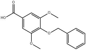 3,5-dimethoxy-4-phenylmethoxy-benzoate Struktur