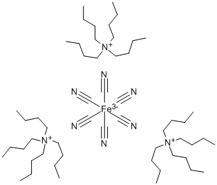 TETRABUTYLAMMONIUM HEXACYANOFERRATE(III) Struktur