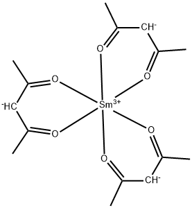 水合乙酰丙酮钐 结构式