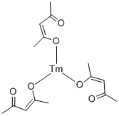 THULIUM 2,4-PENTANEDIONATE, TRIHYDRATE Struktur