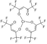 CHROMIUM (III) HEXAFLUOROACETYLACETONATE Struktur